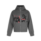 Vandal Studded High-Neck Hoodie