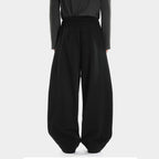 Heather Panelled Barrel Sweatpants
