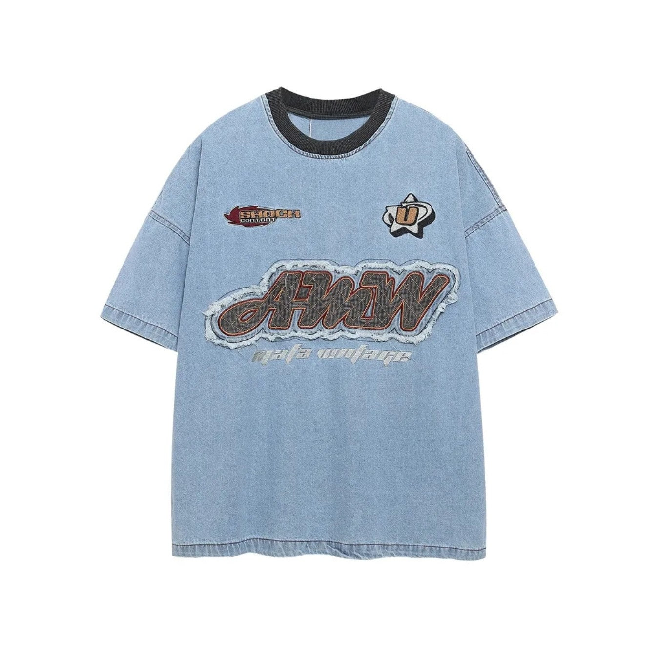 Heritage Patch Denim T-shirt