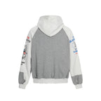 Bleg Varsity Patch Zip Hoodie