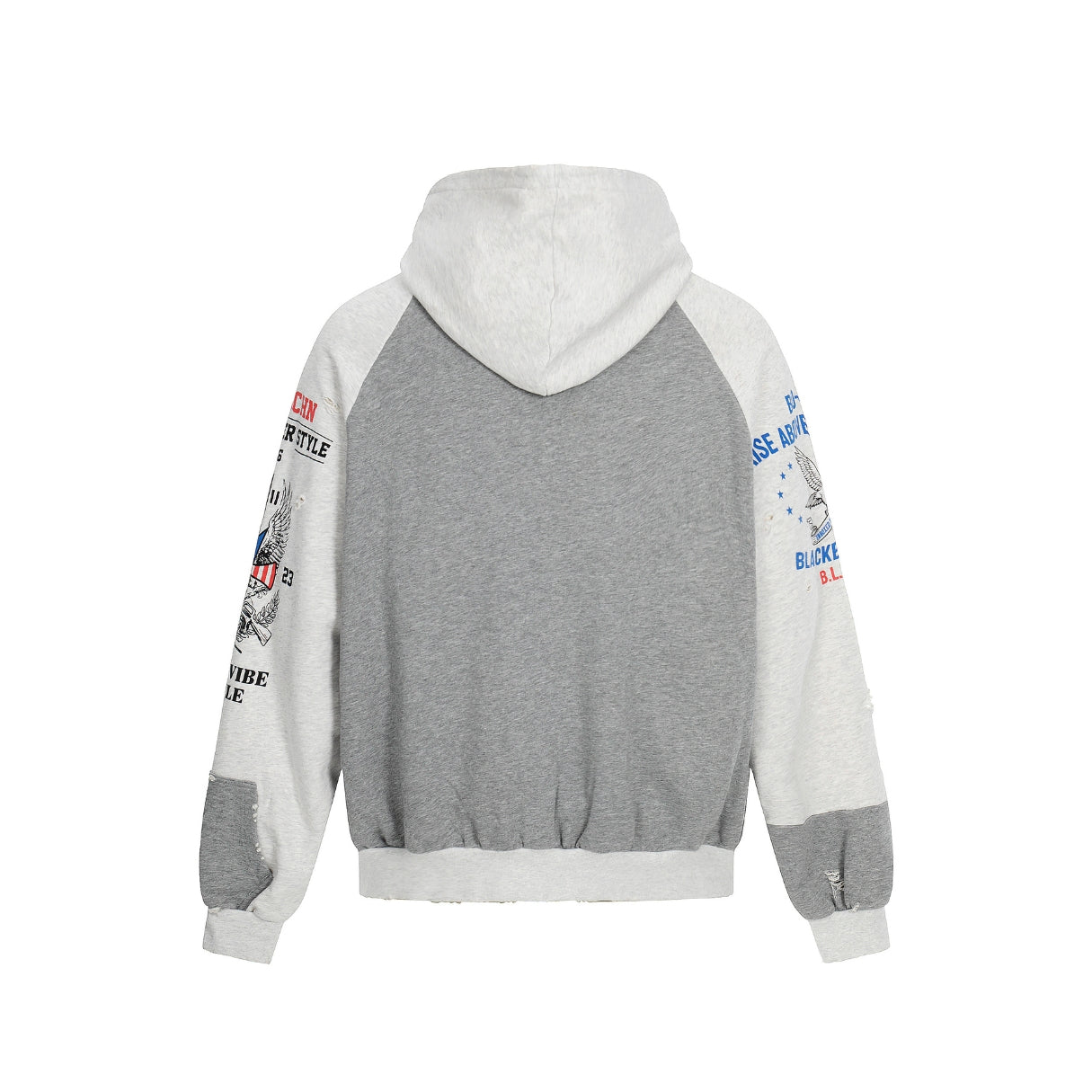 Bleg Varsity Patch Zip Hoodie