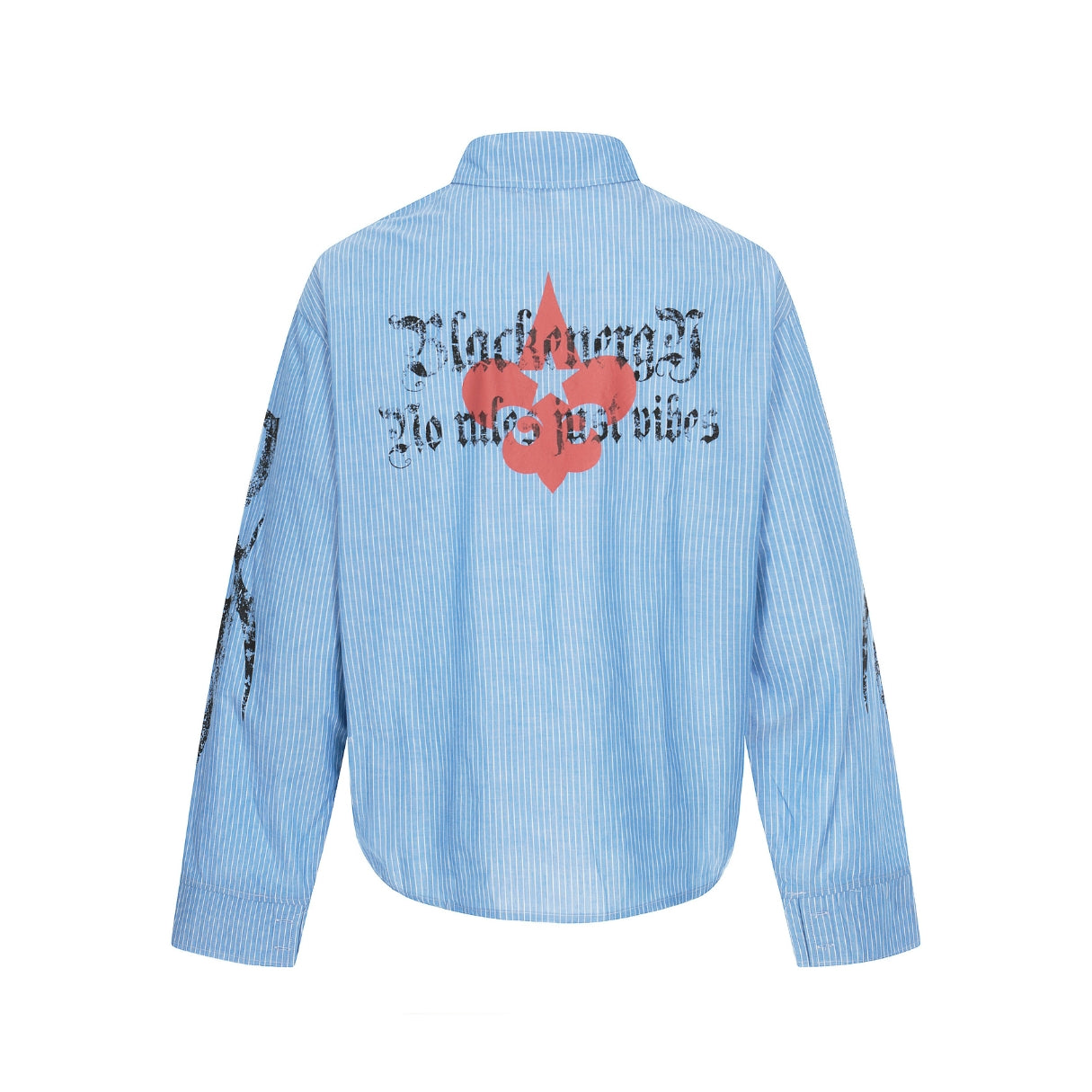 Azure Crest Pinstripe Shirt
