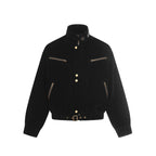 Outlaw Buckle Leather Jacket