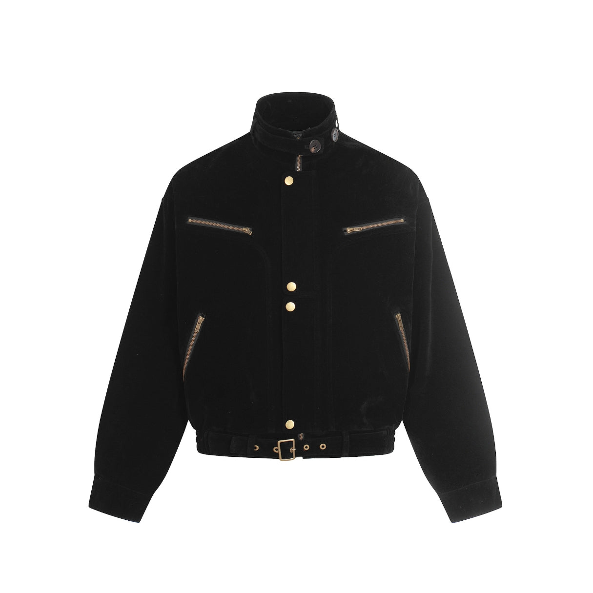 Outlaw Buckle Leather Jacket