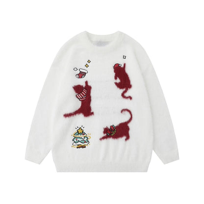 Santa Paws Knit Crew Sweater