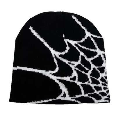 Spider Web Knit Beanie