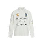 Breakline Crest Polo Long Sleeve T-shirt