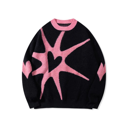 Void Heart Crew Knit Sweater