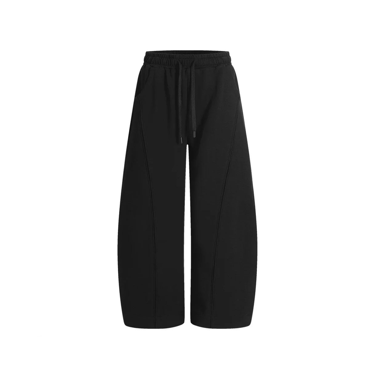 Heather Panelled Barrel Sweatpants