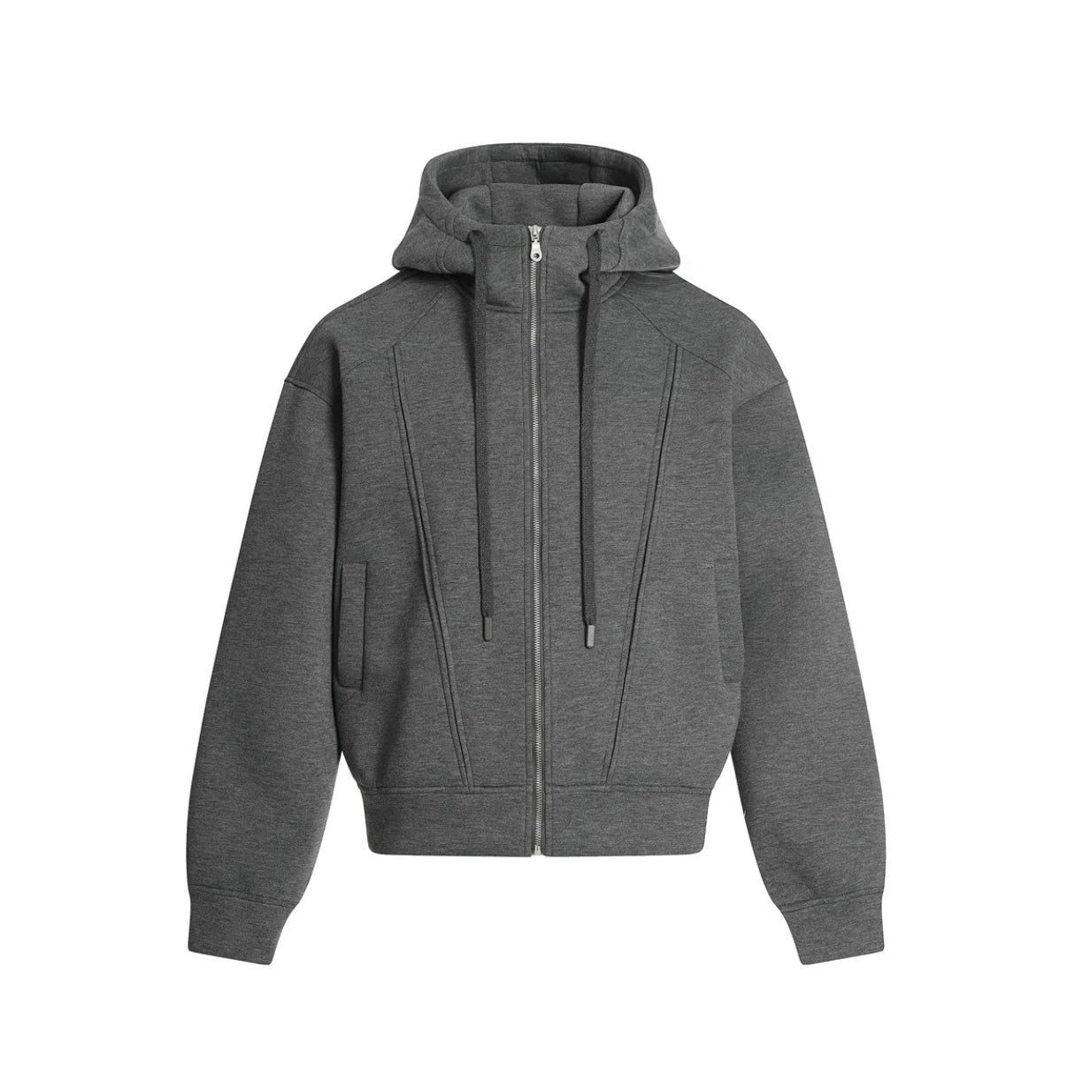 Heather Raglan Panel Hoodie