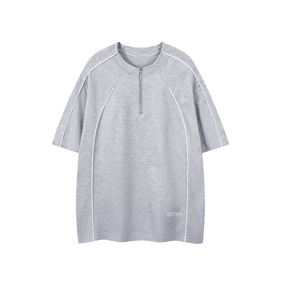 Piped Quarter-Zip Jersey - h0neybear aka honey bear or honeybear