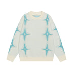 Starburst Knit Crew Sweater