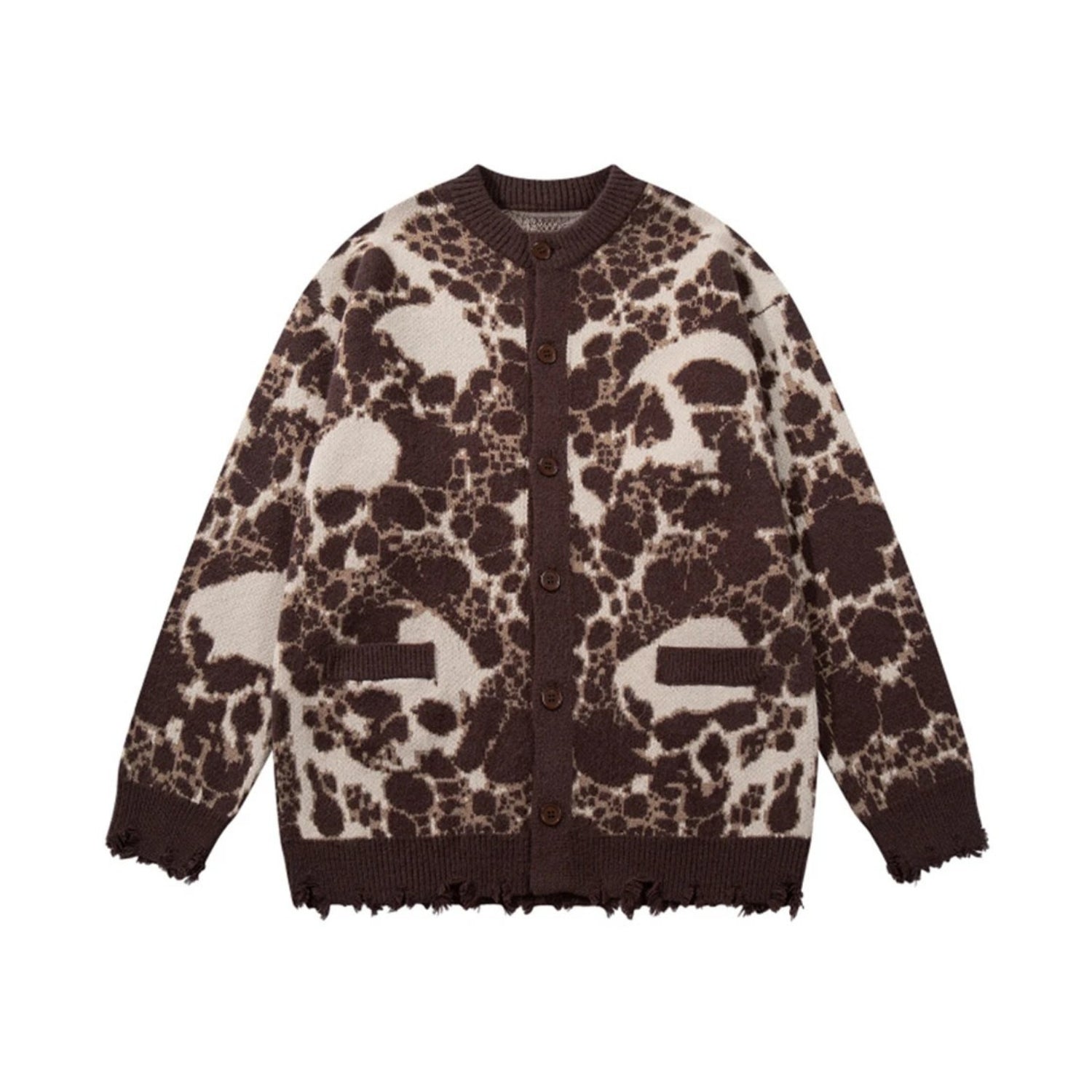 Grim Fragment Cardigan Sweater