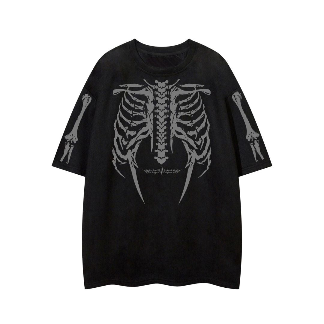 Relic Skeleton Print T-shirt - h0neybear