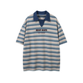 Keep Hope Stripe Polo T-shirt - h0neybear Clothing aka honeybear