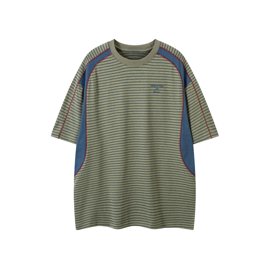Raglan Colorblock Stripe Jersey