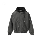 Ironcrest Hooded Leather Jacket