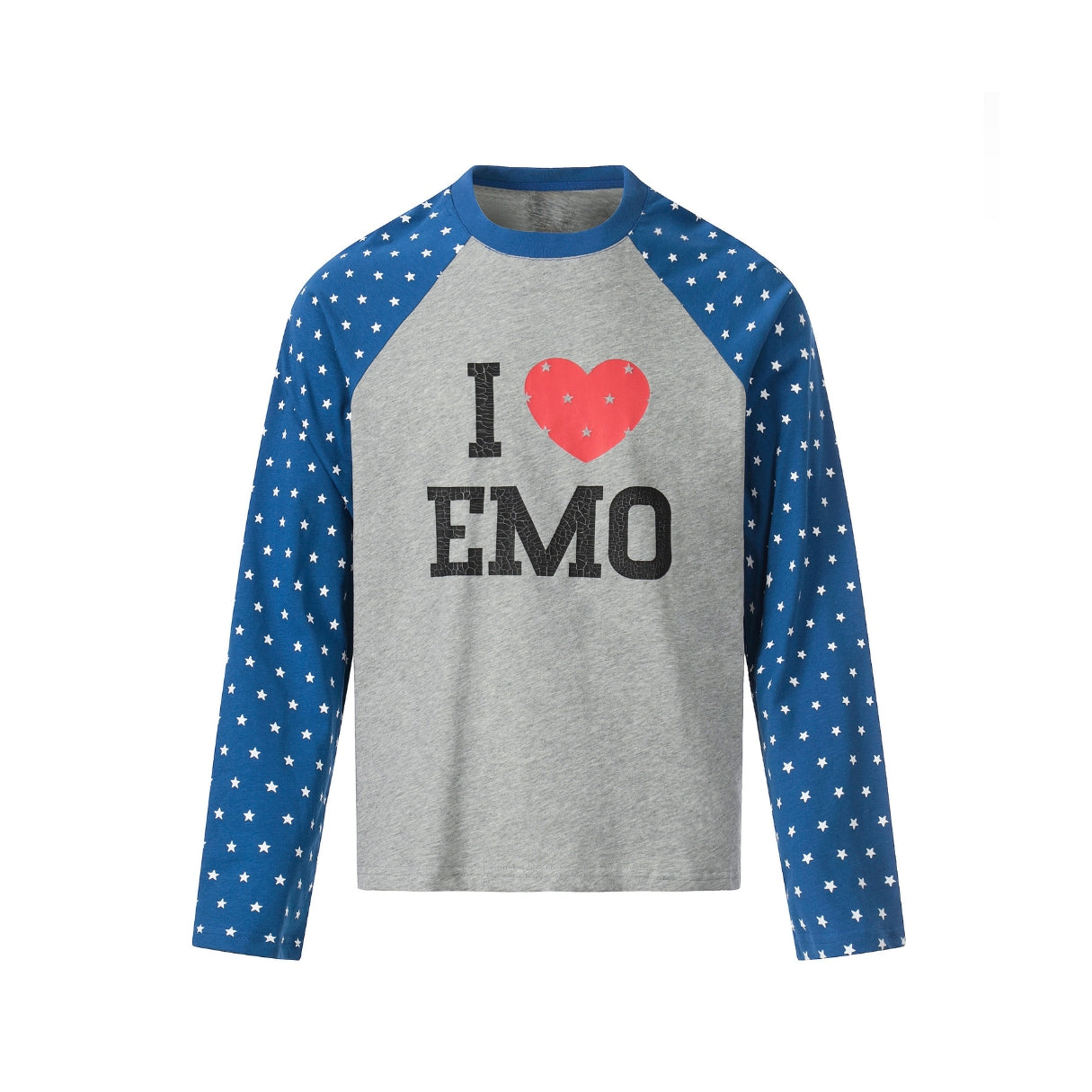 I Love Emo Starfield Raglan T-shirt