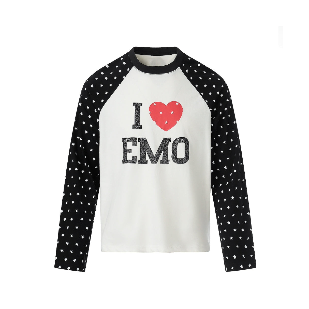I Love Emo Starfield Raglan T-shirt