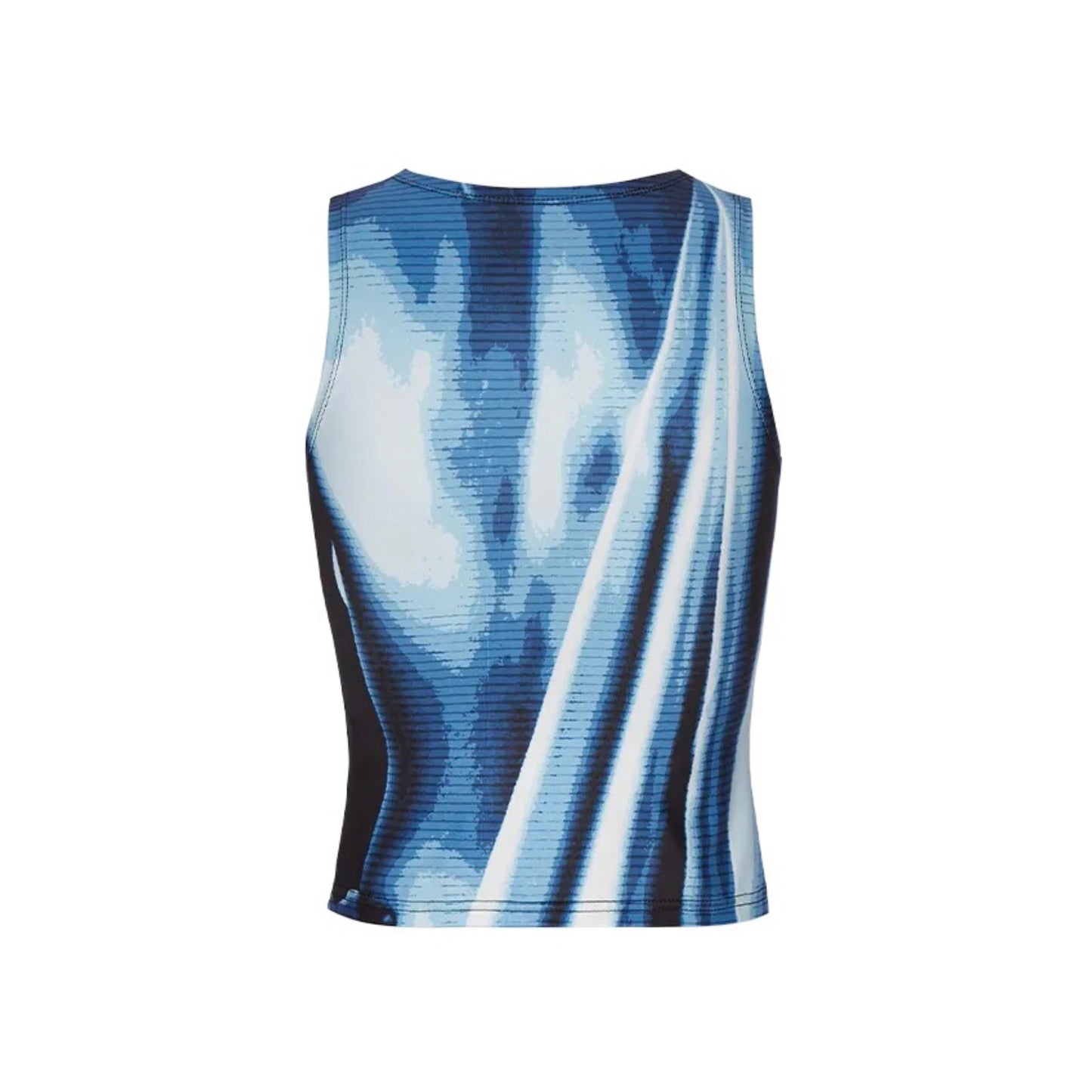 Women Body Print Tank Top | Y2K Print Crop Top | H0NEYEBAR