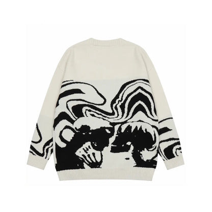 Monochrome Love Sweater