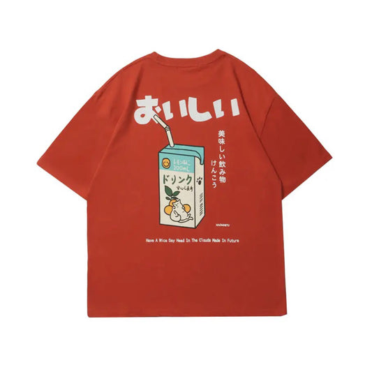 Juice Box Print T-shirt