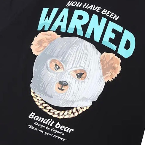 Bandit Bear T-shirt | Unisex Stylish T-shirts | H0NEYBEAR