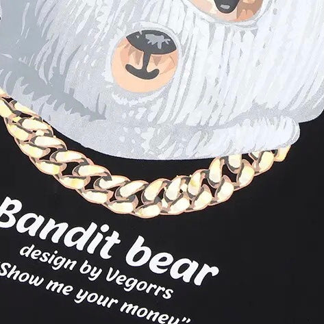 Bandit Bear T-shirt | Unisex Stylish T-shirts | H0NEYBEAR