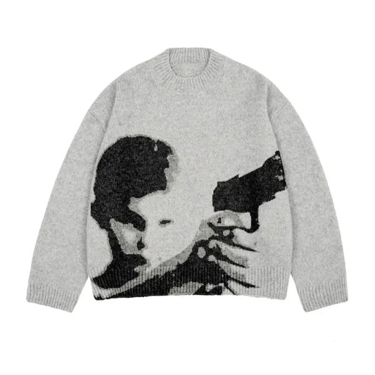 Shooting Kid Sweater | Unisex Sweaters | H0NEYBEAR