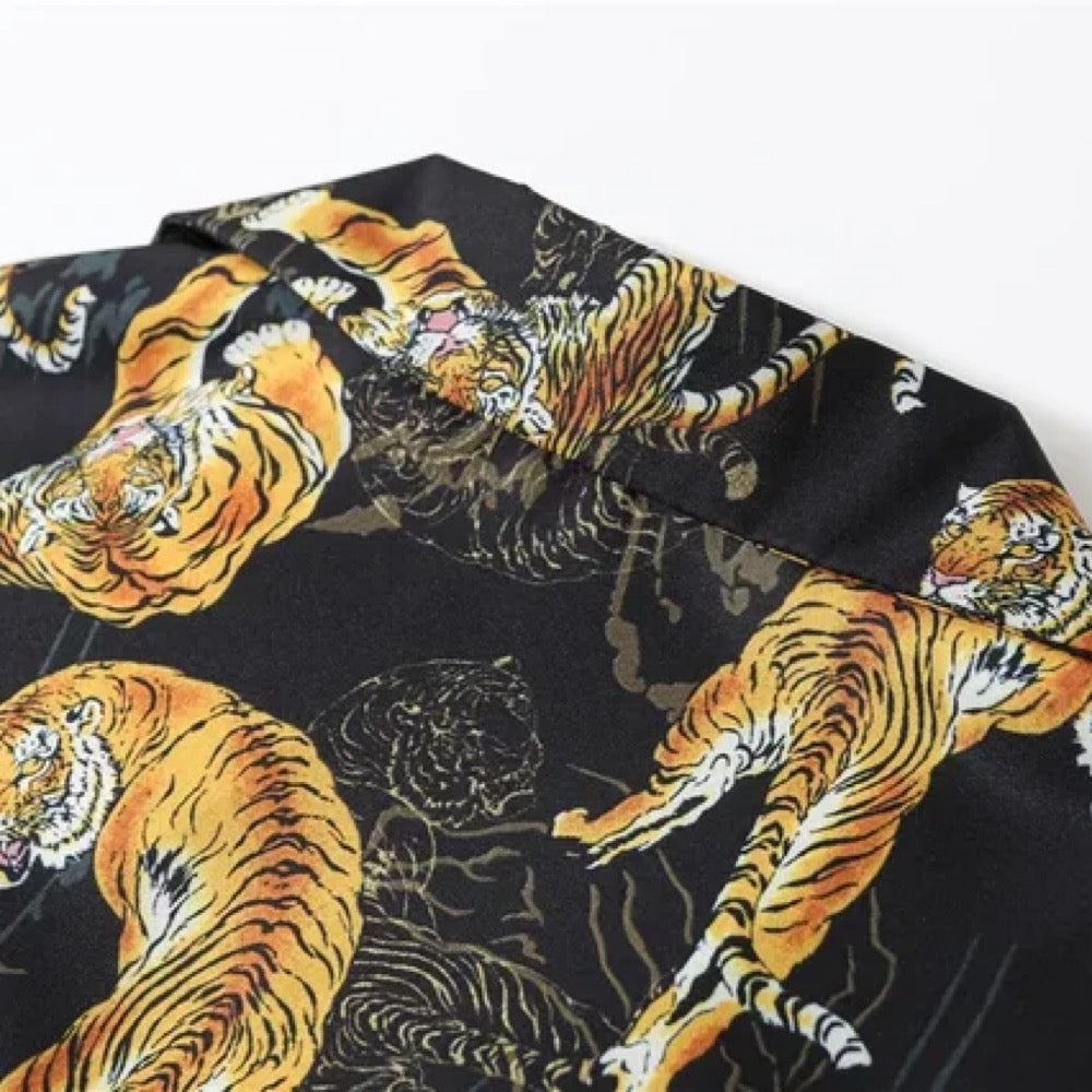 Tiger Print Shirt | Trendy Hawaiian Shirts 