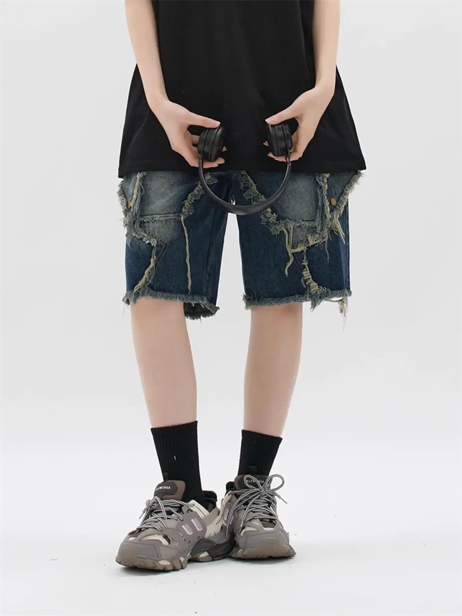 Tassel Star Denim Shorts | Summer Clothes Collection | H0NEYBEAR