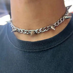 Spike Link Chain Necklace