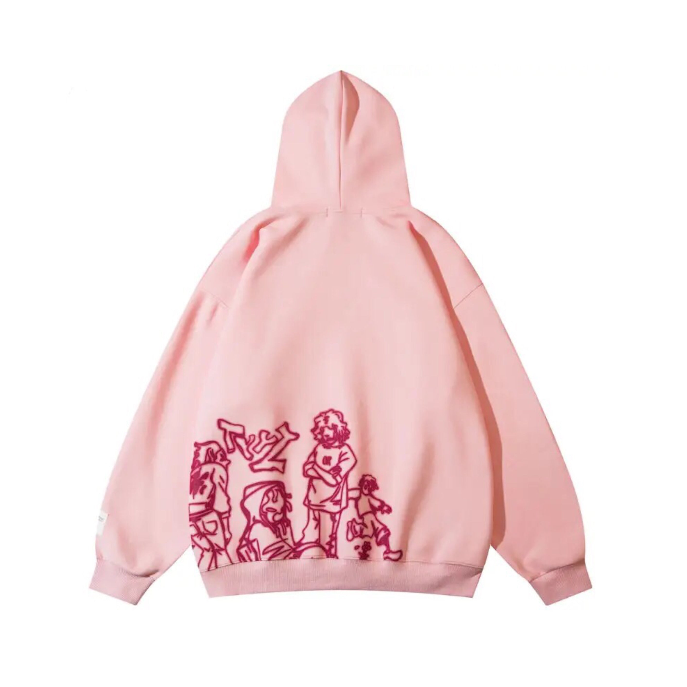 TYYZ Graphic Hoodie - h0neybear Streetwear PINK TYYZ hoodie from honeybear