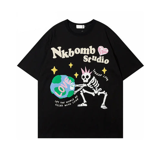 Nkbomb Studio Spread Love T-shirt