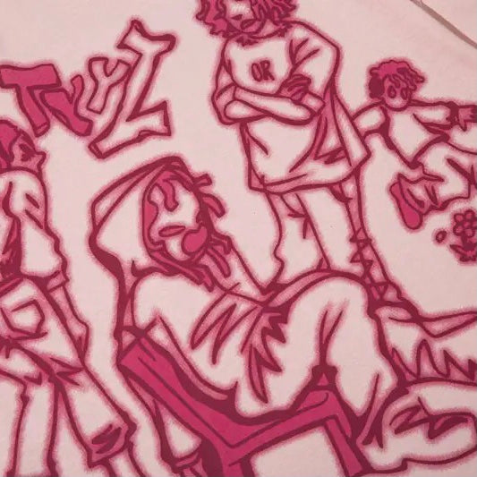 Pink TYYZ Graphic T-Shirt - h0neybear streetwear aka honeybear