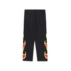 Fire Patchwork Pants | Y2K Flames Jeans 
