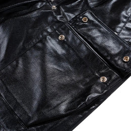 Nike X Skims Shiny Nylon Cargo Pants Obsidian