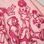 TYYZ Graphic Hoodie - h0neybear Streetwear PINK TYYZ hoodie from honeybear