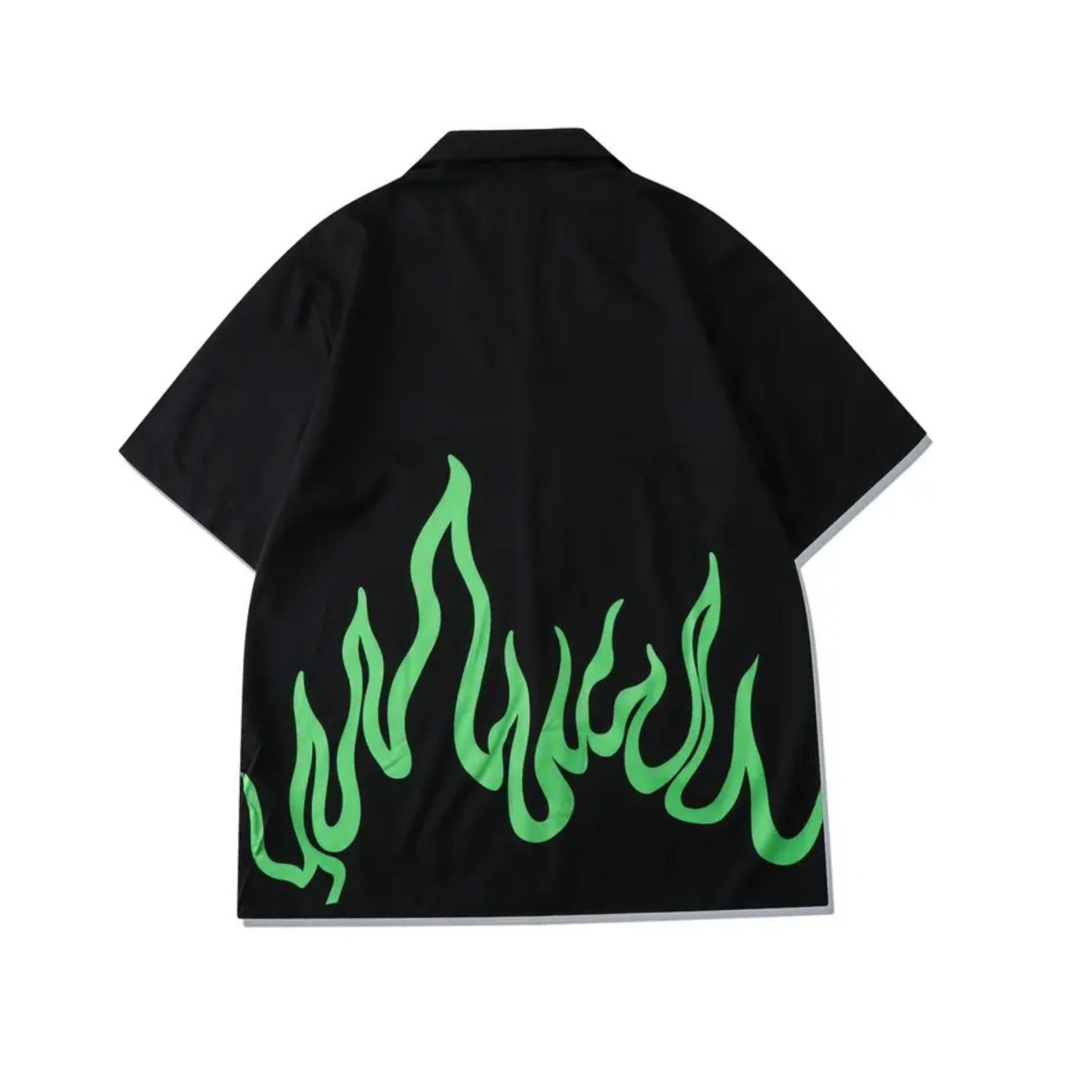 Green Flames Shirts and Shorts Set | Summer Outfit Set | H0NEYBEAR