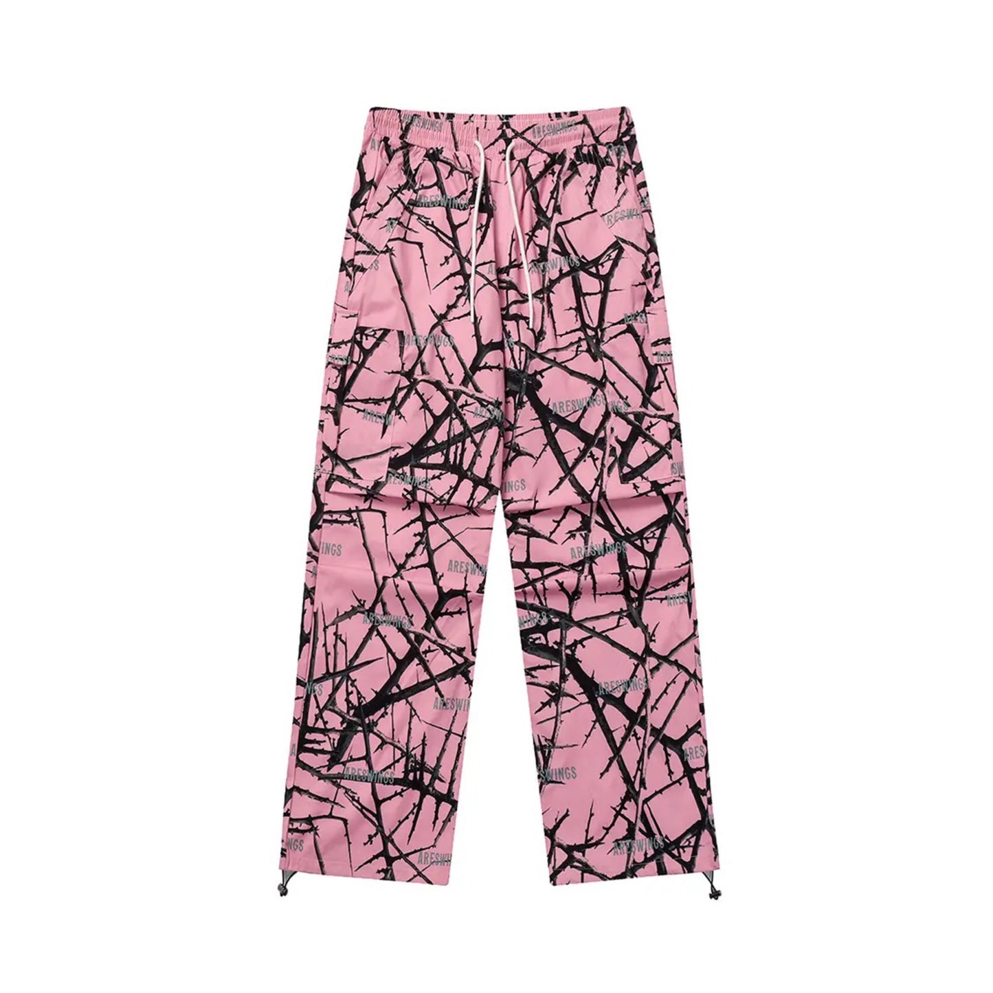 Areswings Pink Forest Pants | Unisex Latest Trousers | H0NEYBEAR