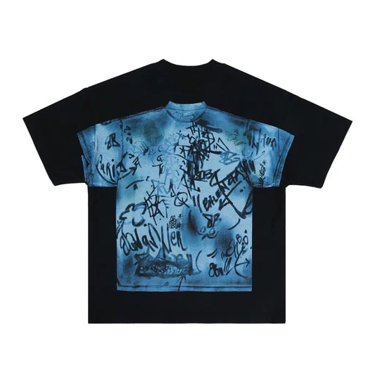 Tprint Graphic T-shirt | Unisex Graphic Tshirts  - Black