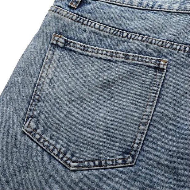 Star Patchwork Denim Shorts | Unisex Jean Shorts Collection | H0NEYBEAR