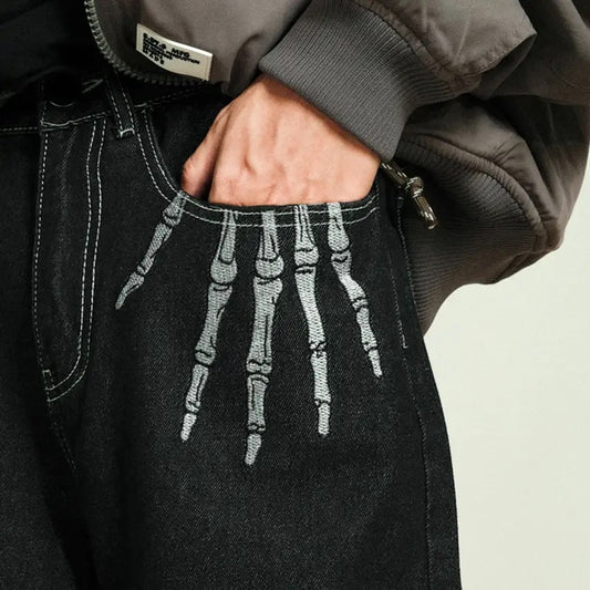 Skeleton Hand Pants