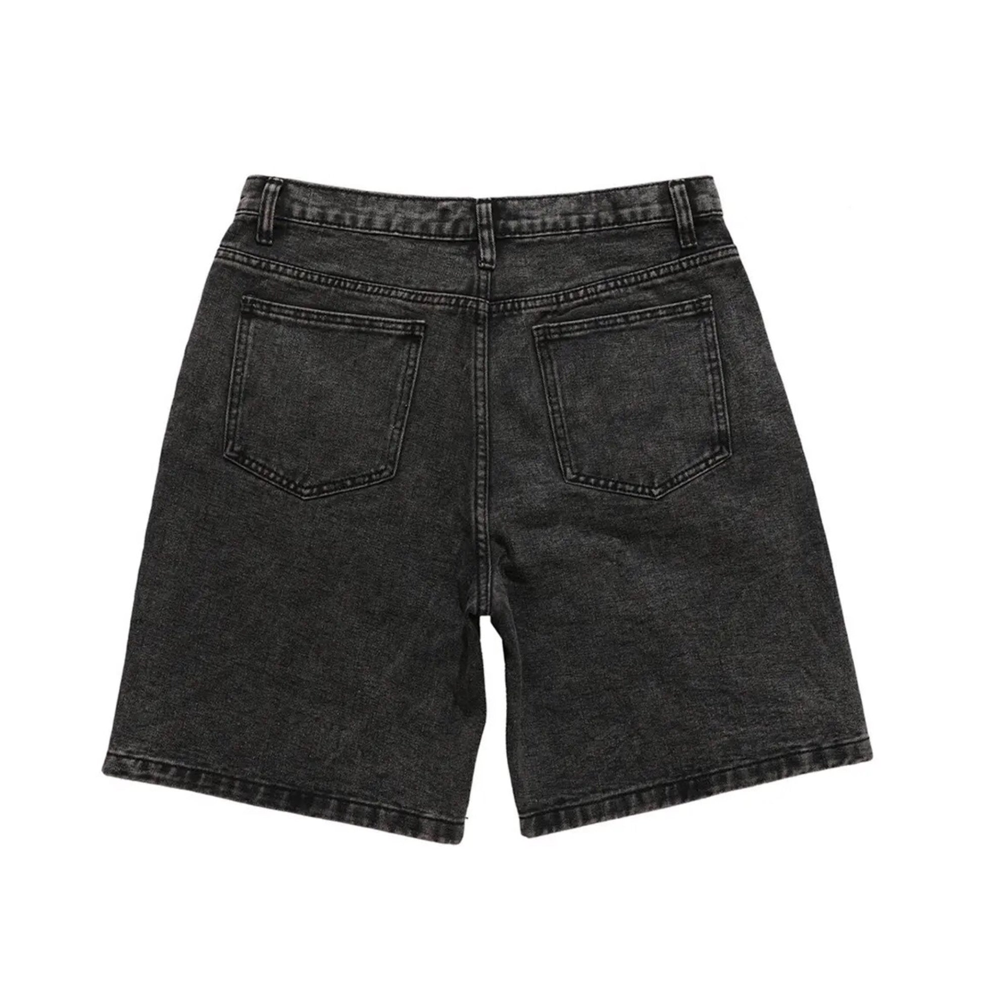 Star Patchwork Denim Shorts | Unisex Jean Shorts Collection | H0NEYBEAR ...