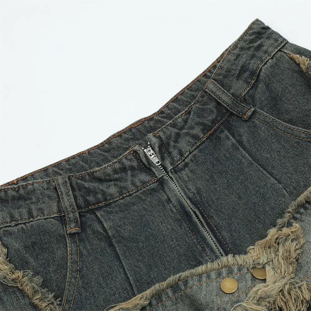 Y2k Pants Star Vintage Wide Leg Pants Women Jeans High Waist Baggy
