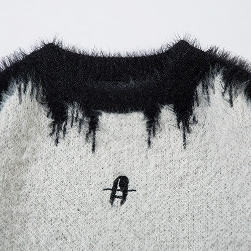 Glitch Fade Mohair Sweater