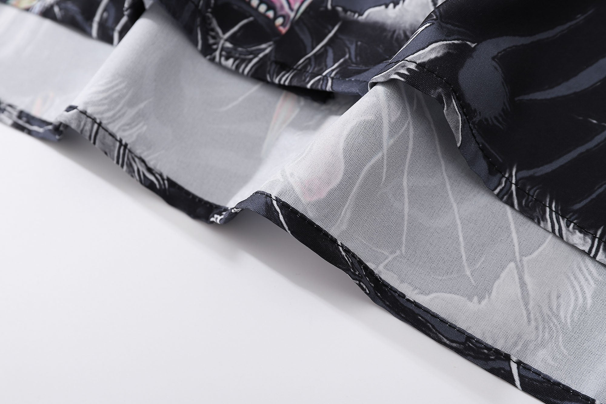 Black Tiger Print Shirt | Unisex Print Shirts & Tops | h0neybear