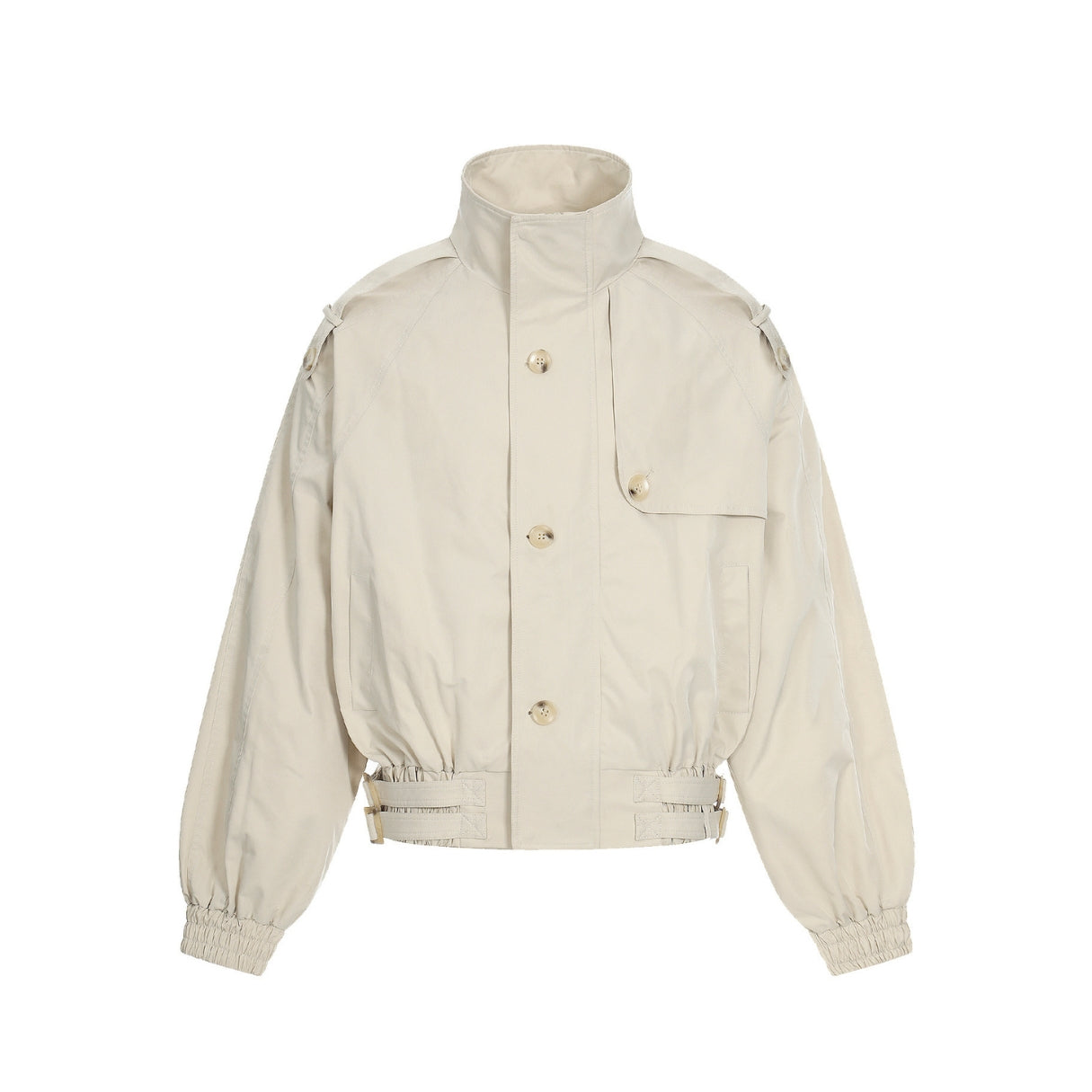 Strapline High-Neck Utility Jacket