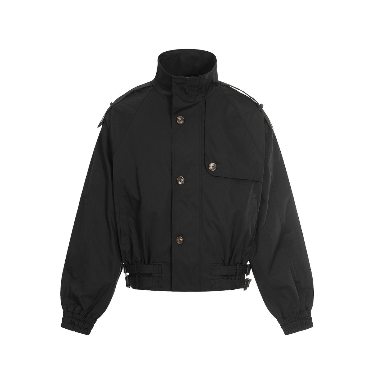 Strapline High-Neck Utility Jacket