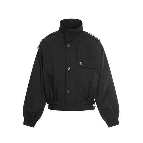 Strapline High-Neck Utility Jacket